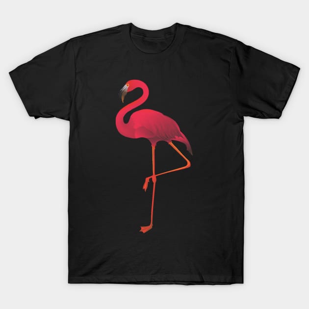 Flamingo T-Shirt by MiruMoonie